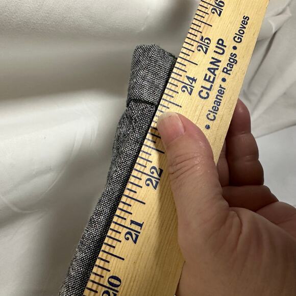 Jones New York Black Heathered Linen Pants‎ Plus Sz 1X Career Essential - Picture 9 of 10